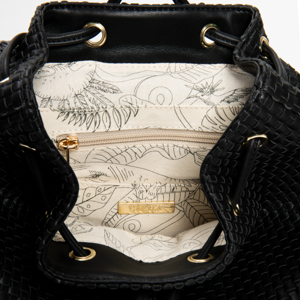 Personalized Jael Black Backpack
