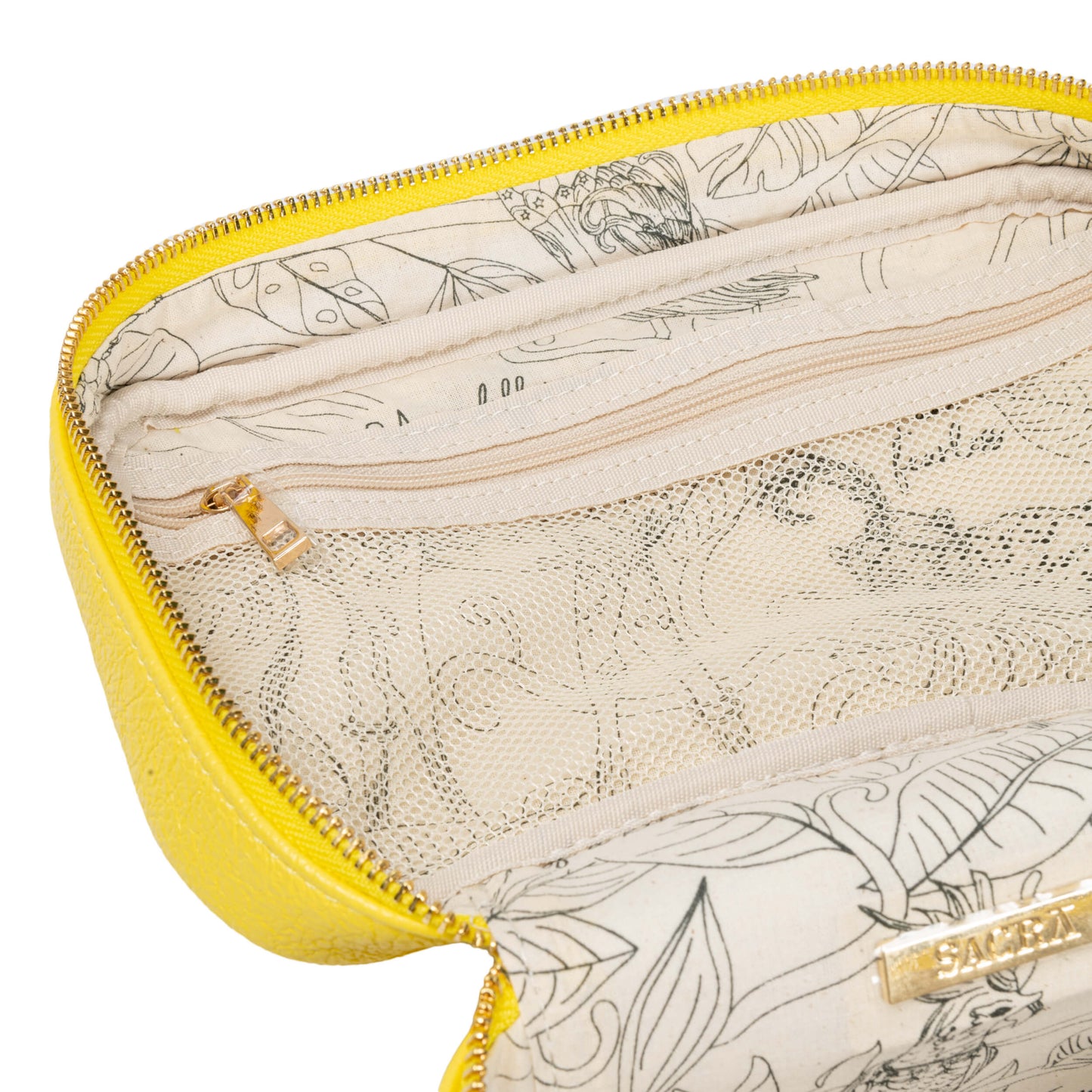 The Anne pouch - Bright Yellow