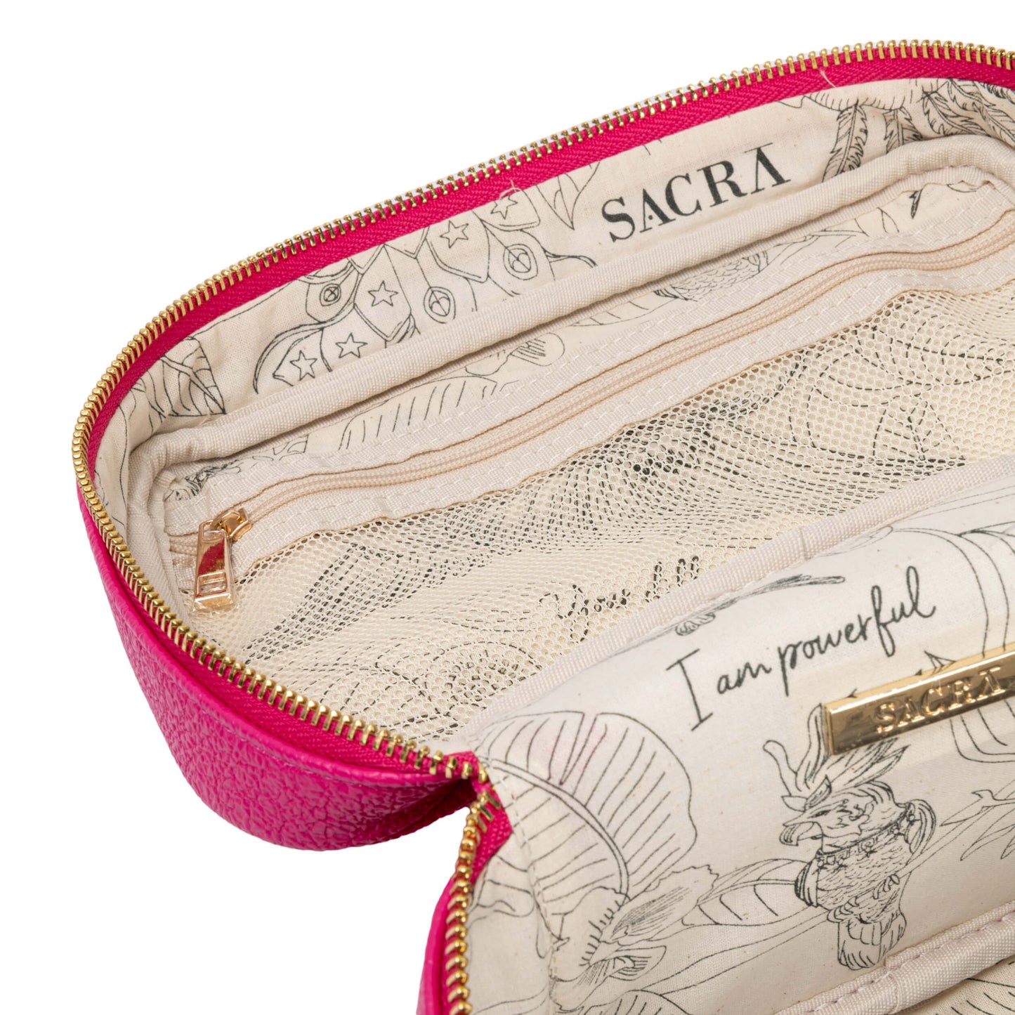 The Anne pouch - Brave Pink