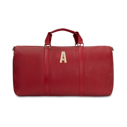 Personalized Red Lisi Duffle Bag