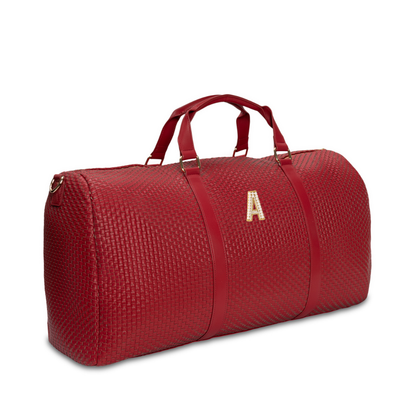 Personalized Red Lisi Duffle Bag