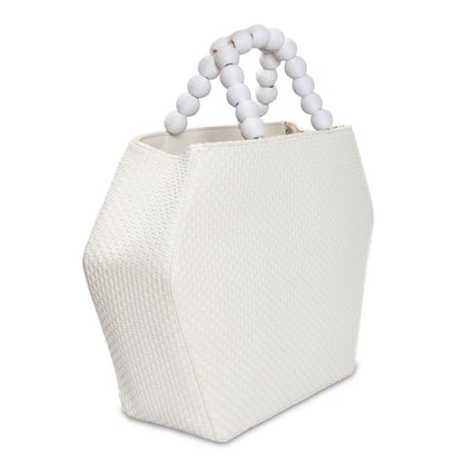 The Frida Tote - Peaceful White