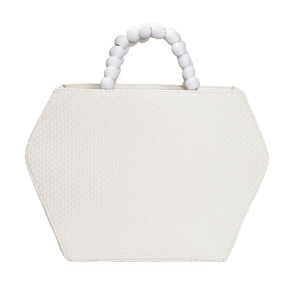 The Frida Tote - Peaceful White