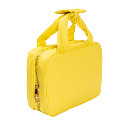 Leah suitcase - Bright Yellow (Customizable)