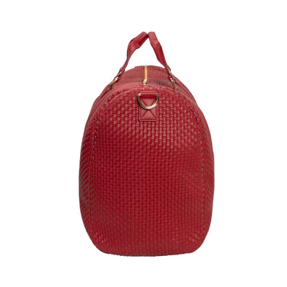 The Lisi Duffle Bag - Passion Red