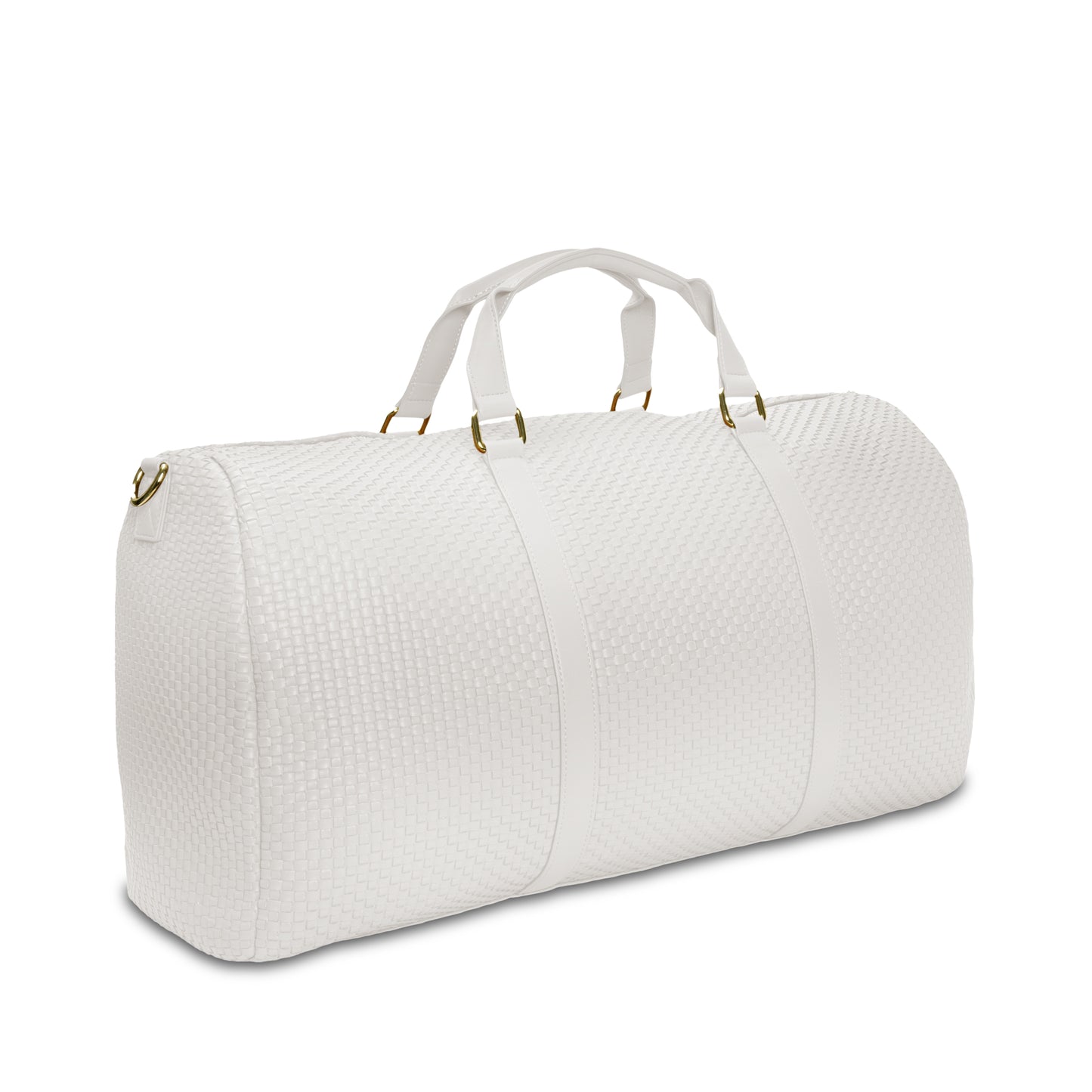 The Lisi Duffle Bag - Peaceful White