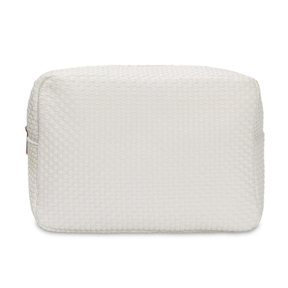 The Evelyn Big Pouch - Peaceful White