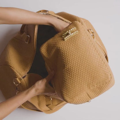 The Lisi Duffle Bag - Warm Camel