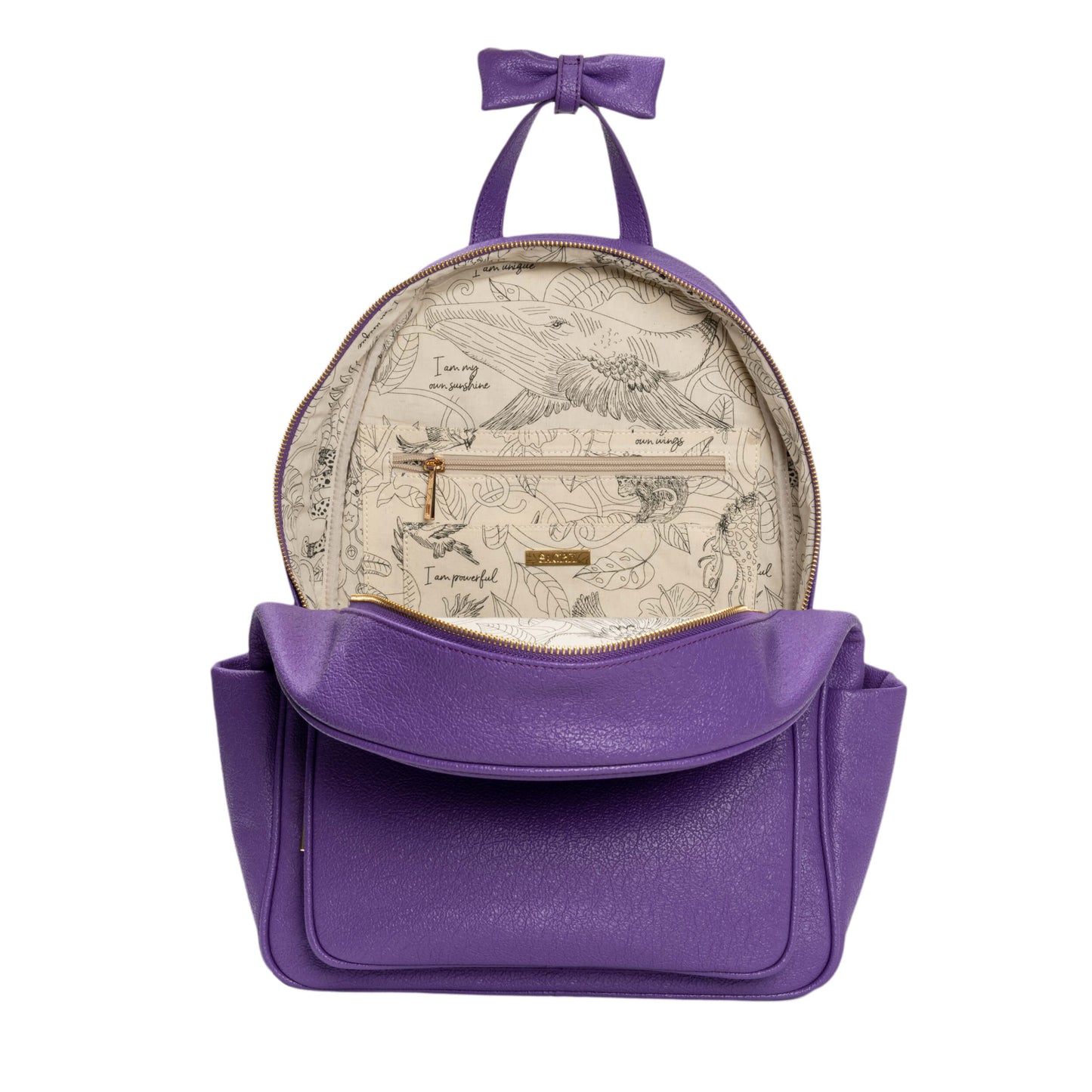 The Taly Backpack - Joyful Purple (Customizable)