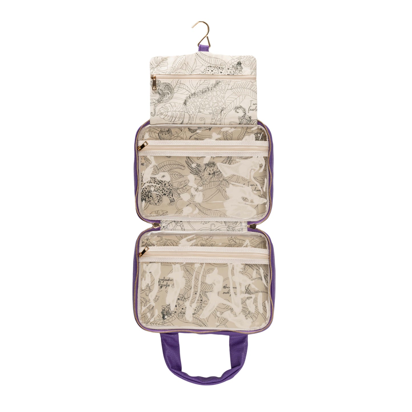 The Leah suitcase - Joyful Purple (Customizable)