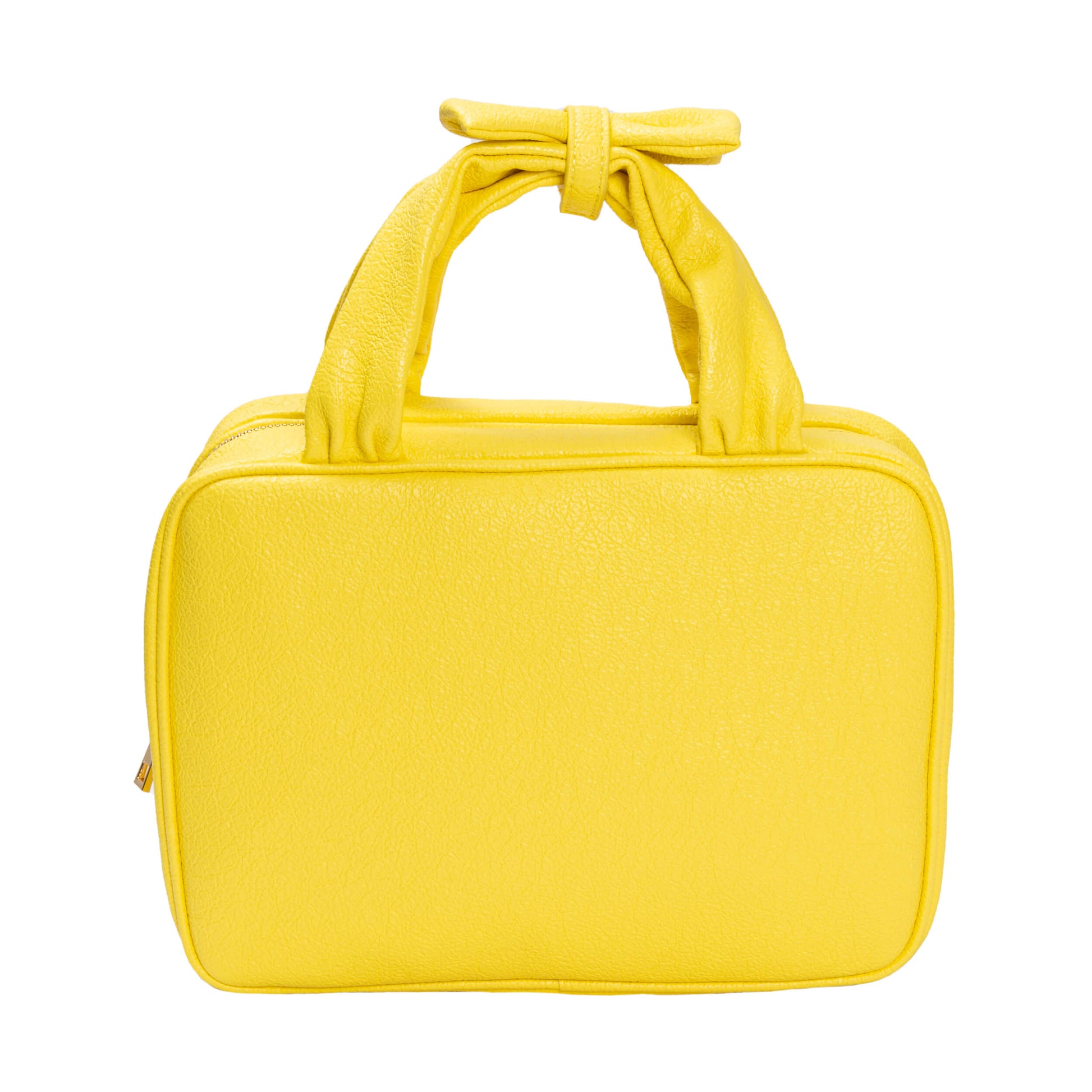 The Leah suitcase - Bright Yellow (Customizable)