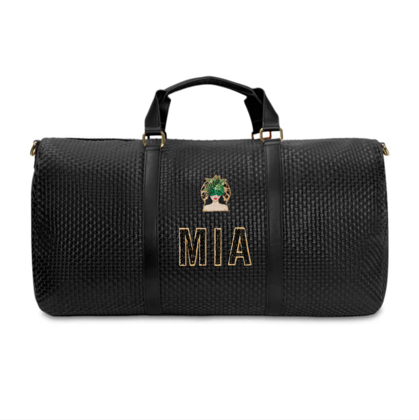 Power & 3 Letters Duffle Bag (Customizable)